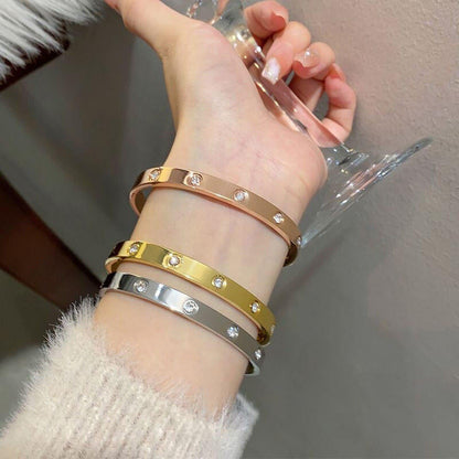 [LUXE]2026 RAINBOW LOVE BRACELET 6.1MM  10 DIAMONDS