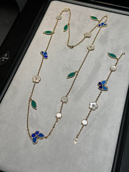 [LUXE] 26 NEW CLOVER 15 MOTIFS LUCKY NECKLACE