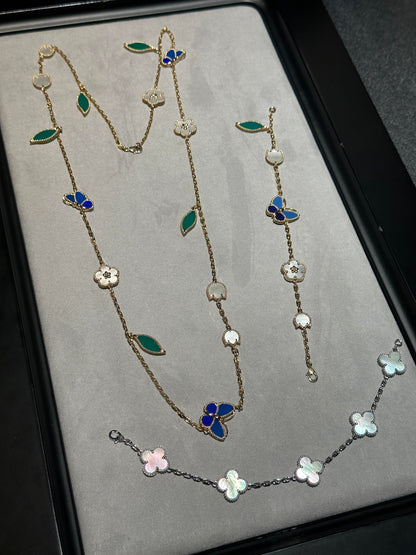 [LUXE] 26 NEW CLOVER 15 MOTIFS LUCKY NECKLACE