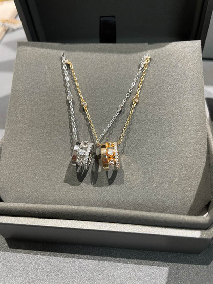 [LUXE]CHAIN MOVE ROMANE PEDAND NECKLACE