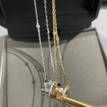 [LUXE]CHAIN MOVE ROMANE PEDAND NECKLACE