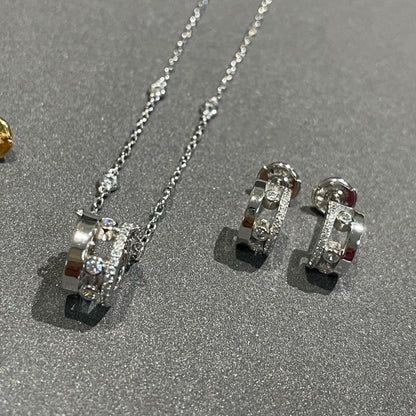 [LUXE]CHAIN MOVE ROMANE PEDAND NECKLACE