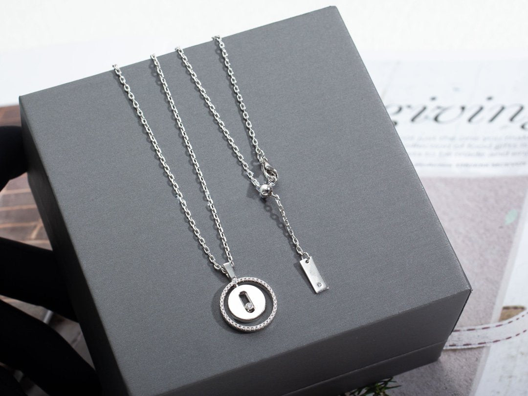 [LUXE]LUCKY MOVE PM NECKLACE SILVER DIAMOND