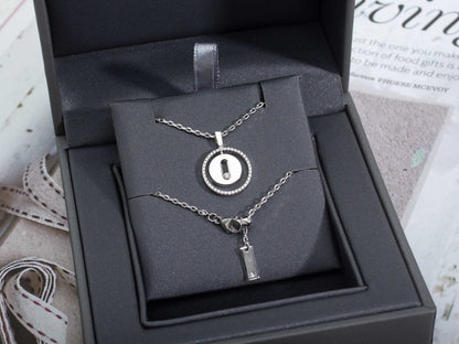 [LUXE]LUCKY MOVE PM NECKLACE SILVER DIAMOND