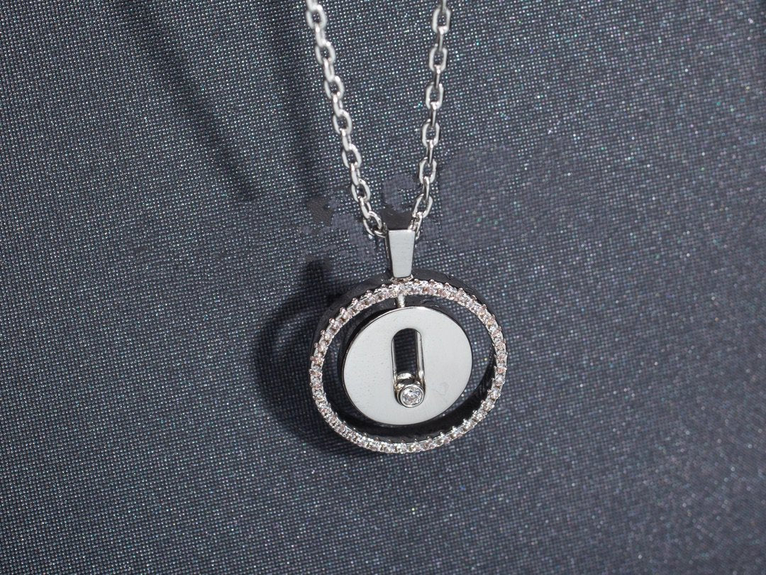 [LUXE]LUCKY MOVE PM NECKLACE SILVER DIAMOND