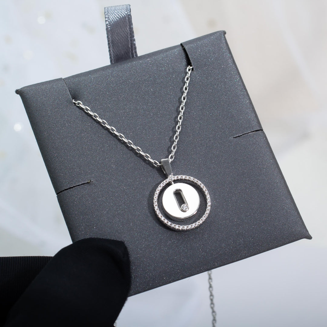 [LUXE]LUCKY MOVE PM NECKLACE SILVER DIAMOND