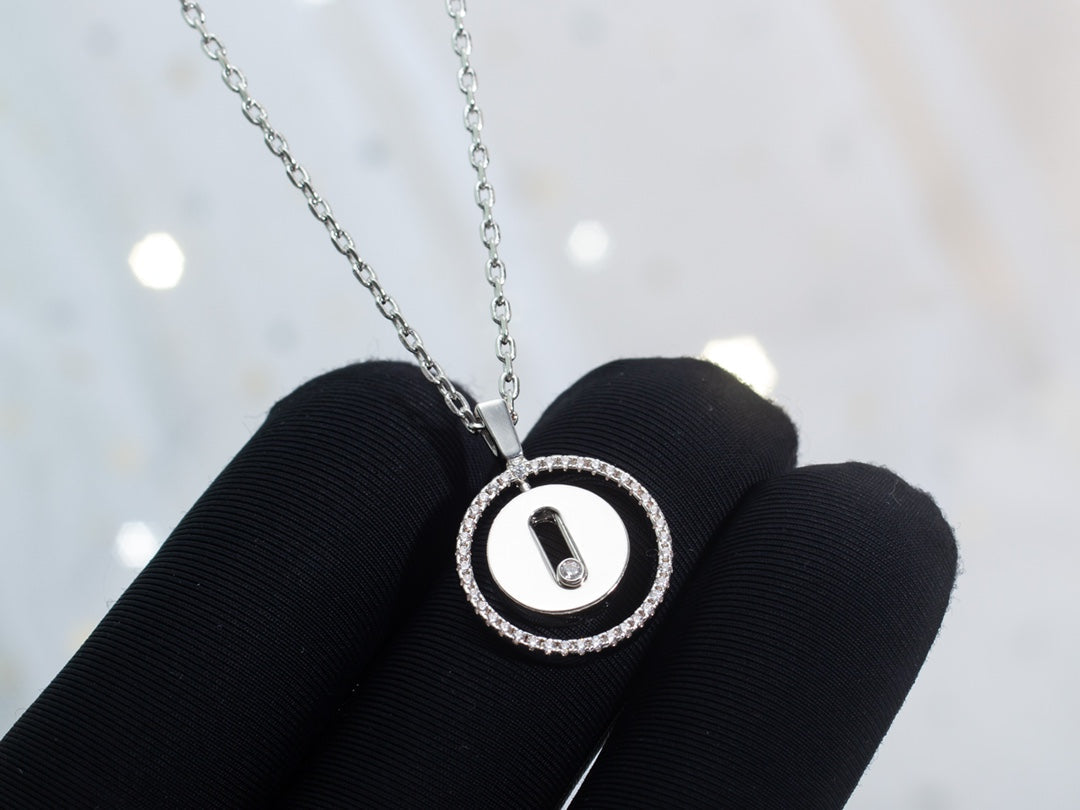 [LUXE]LUCKY MOVE PM NECKLACE SILVER DIAMOND
