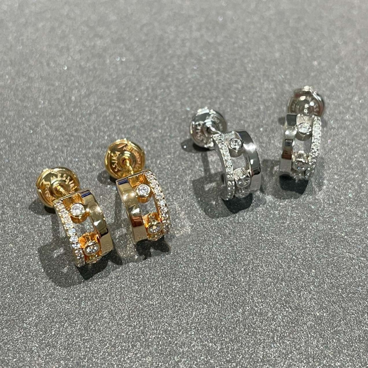 [LUXE]MOVE ROMANE EARRINGS DIAMOND