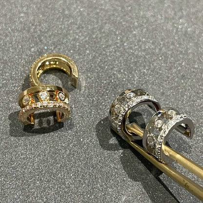[LUXE]MOVE ROMANE EARRINGS DIAMOND
