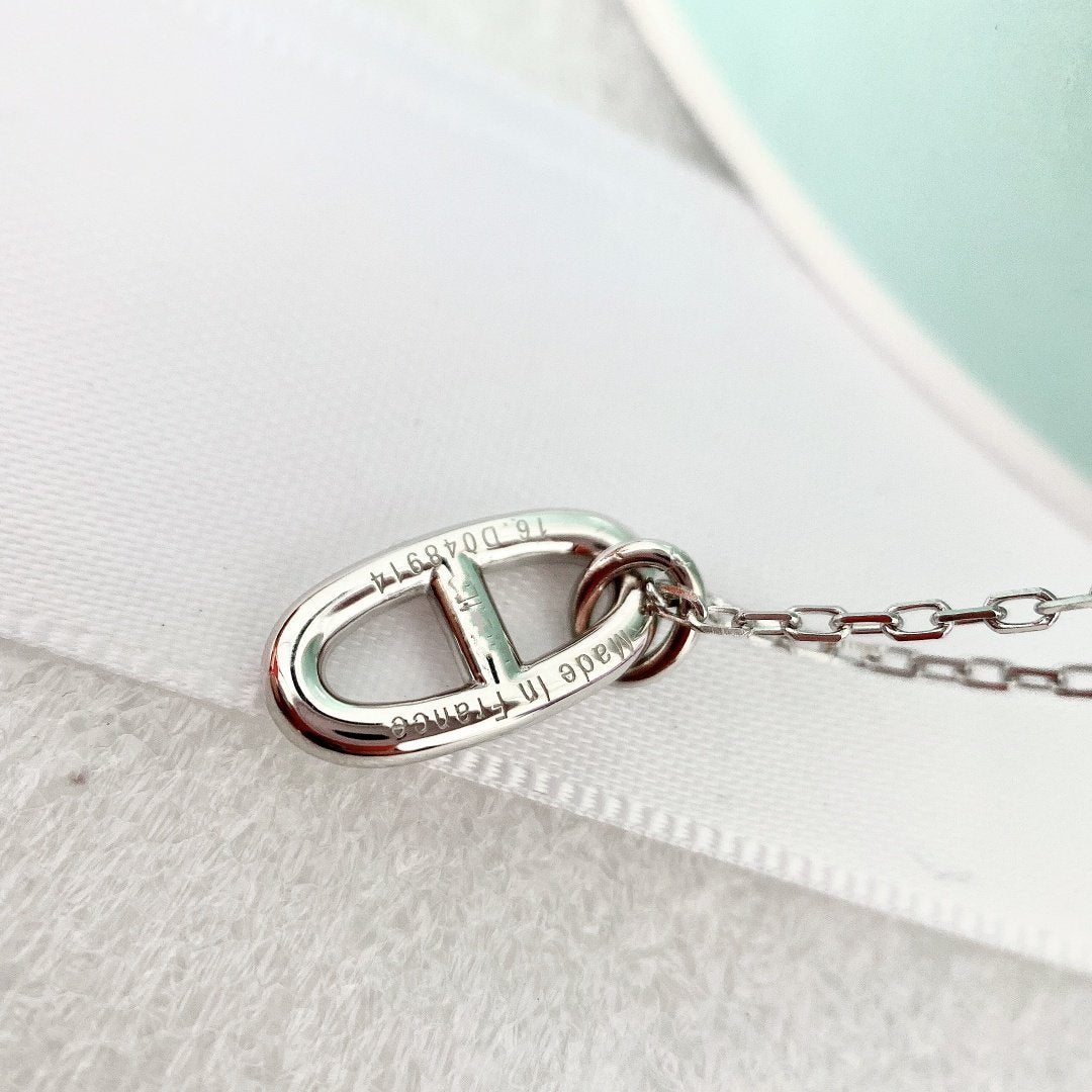 [LUXE]HM PIG NOSE NECKLACE