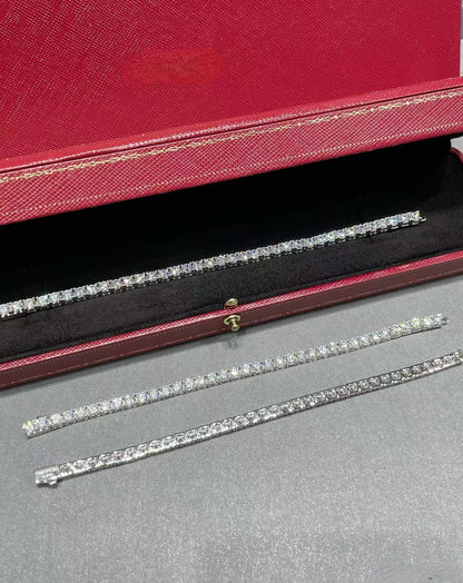 [LUXE jewelrys]TENNIS BRACELET WITH FULL DIAMOND SETTING