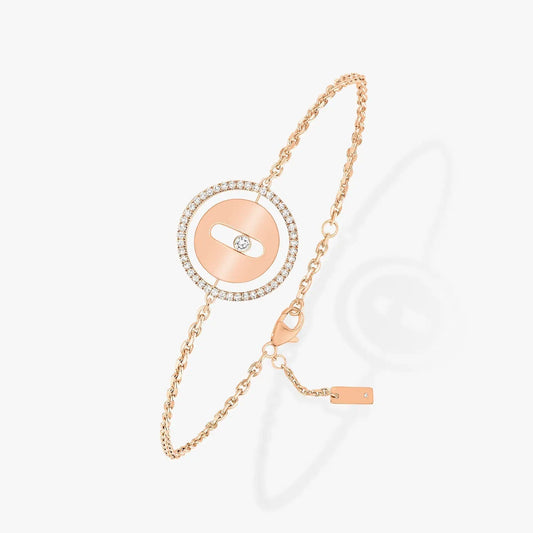 [LUXE]LUCKY MOVE PAVED DIAMOND BRACELET
