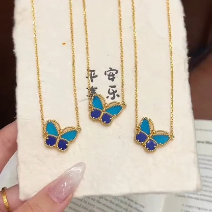 [LUXE] 2026 NEW LUCKY BUTTERFLY 1 MOTIFS NECKLACE