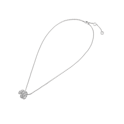[LUXE]SERPENTI  NECKLACE DOUBLE RING DIAMOND