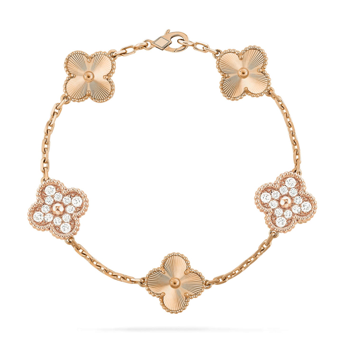 [LUXE] CLOVER 5 MOTIF LASER BRACELET COLLECTION