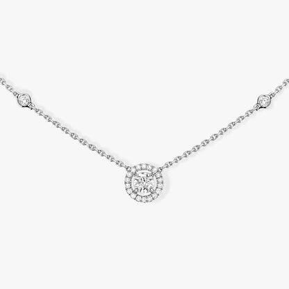 [LUXE]Diamond Necklace 0,20ct Brilliant Shape Joy