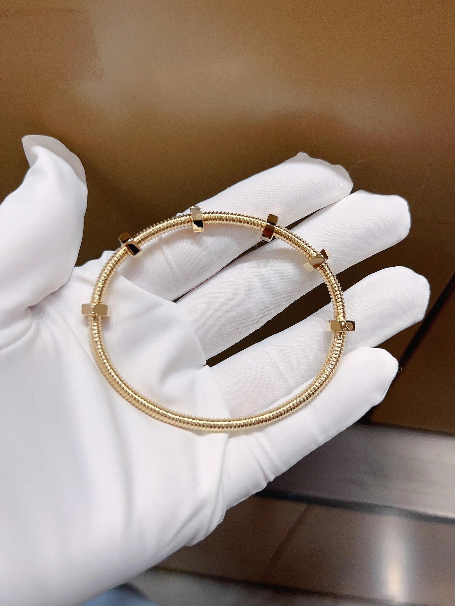 [LUXE jewelrys]CT THREADED BRACELET