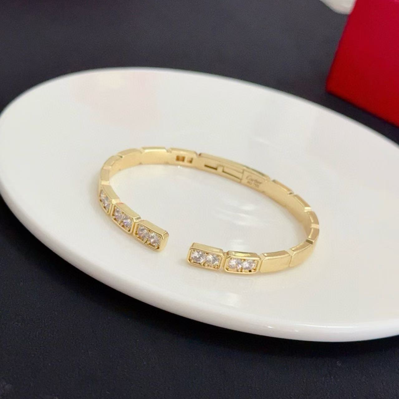 [LUXE jewelrys]LOVE DIAMOND OPEN  BRACELET