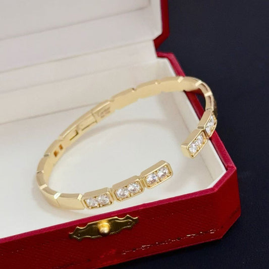 [LUXE jewelrys]LOVE DIAMOND OPEN  BRACELET