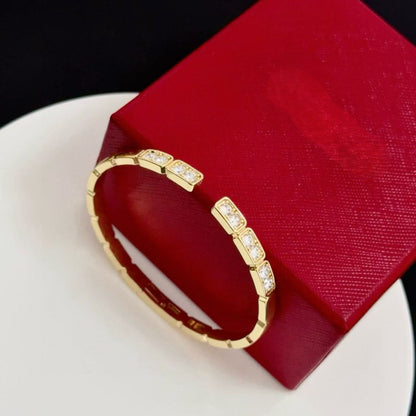[LUXE jewelrys]LOVE DIAMOND OPEN  BRACELET