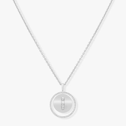 [LUXE]LUCKY MOVE MM SILVER DIAMOND NECKLACE