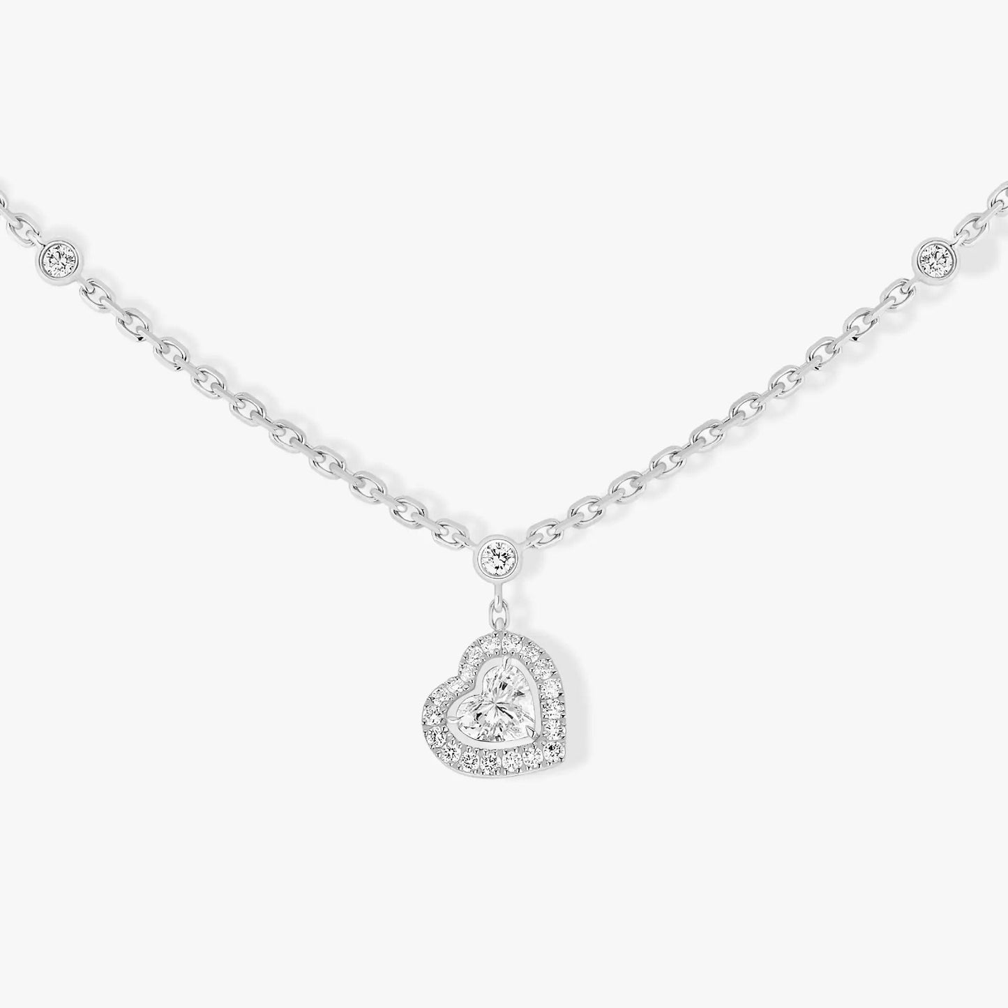 [LUXE]JOY HEART DIAMOND NECKLACE