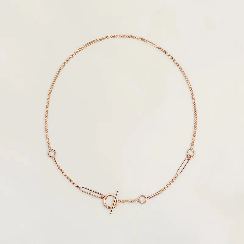 [LUXE]HM STERLING CHAINE D'ANCRE HEART