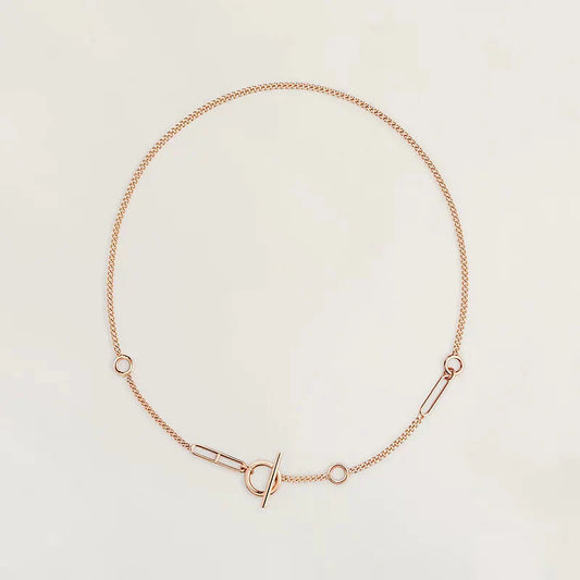 [LUXE]HM STERLING CHAINE D'ANCRE HEART