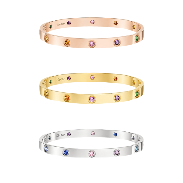 [LUXE]2026 RAINBOW LOVE BRACELET 6.1MM  10 DIAMONDS