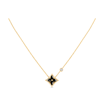 [LUXE]STAR BLACK MOP NECKLACE