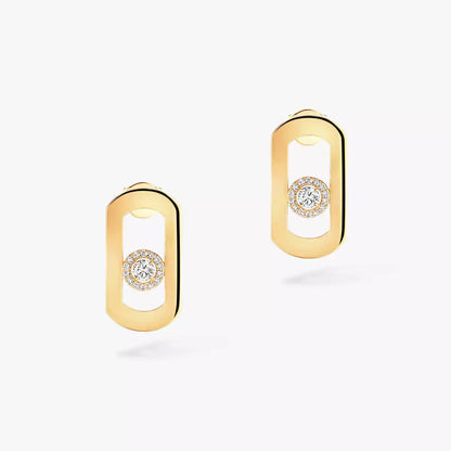 [LUXE]So Move Diamond Earrings in Yellow Gold
