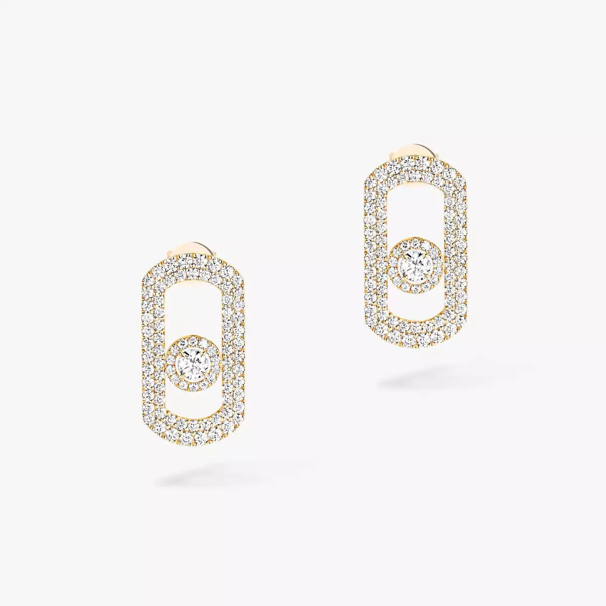 [LUXE]So Move Pave_-Set Diamond Earrings in Silver