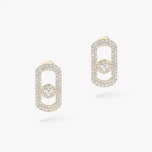 [LUXE]So Move Pave_-Set Diamond Earrings in Silver