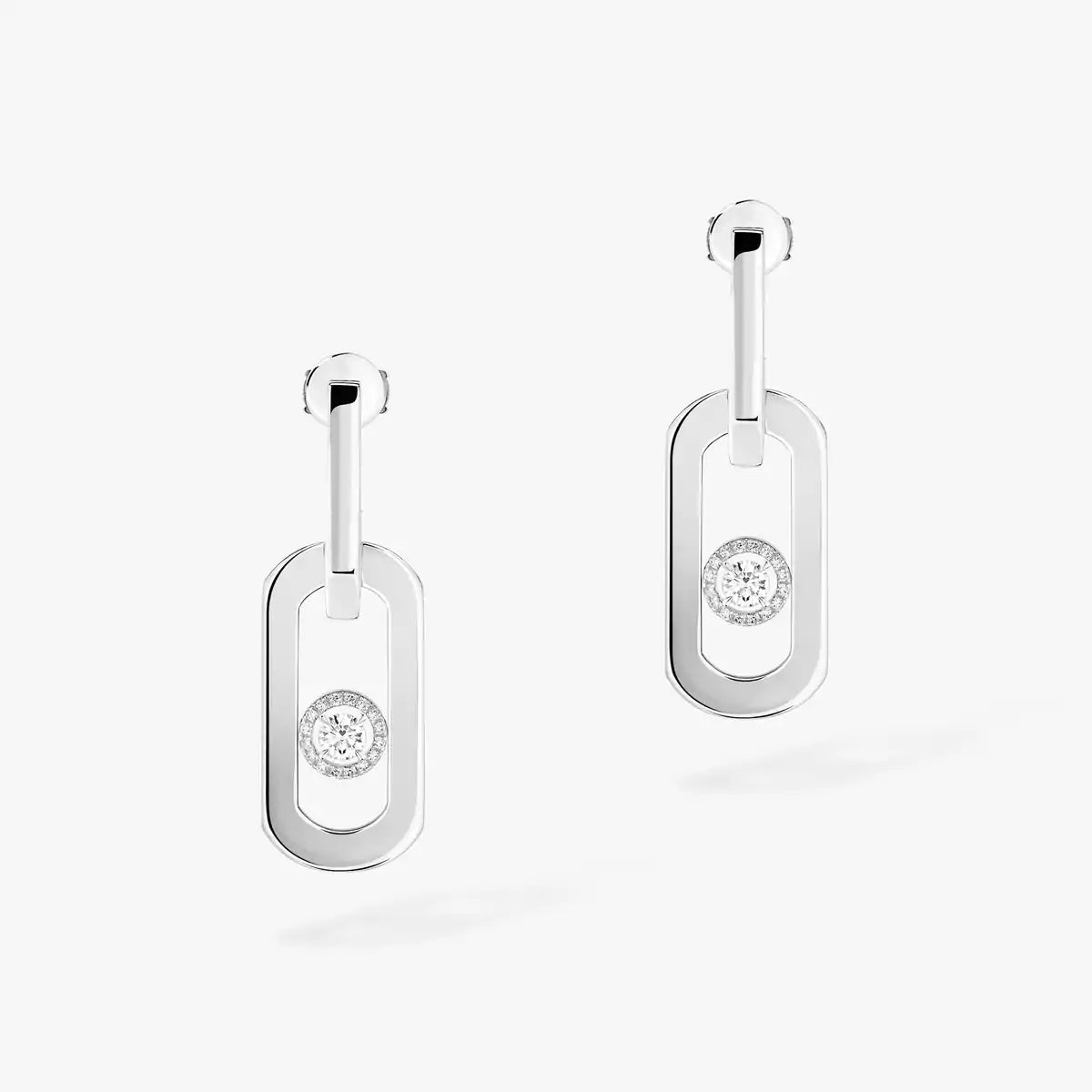 [LUXE]So Move XL Diamond Pendant Earrings
