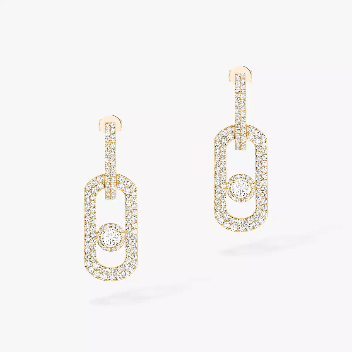 [LUXE]So Move XL Pave_-Set Diamond Pendant Earrings