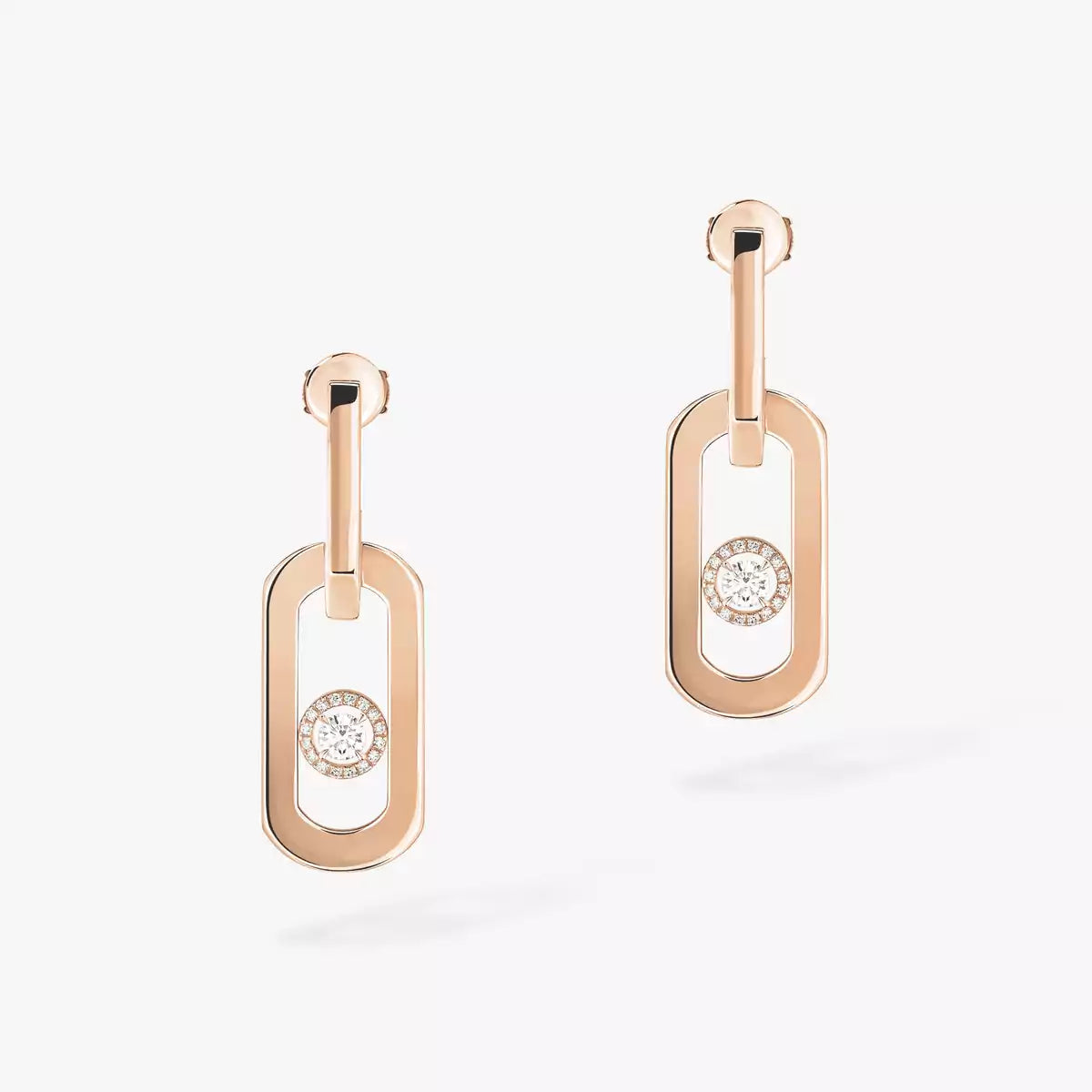 [LUXE]So Move XL Diamond Pendant Earrings