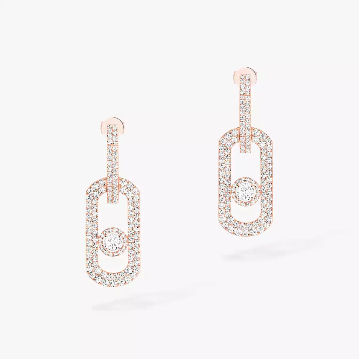 [LUXE]So Move XL Pave_-Set Diamond Pendant Earrings