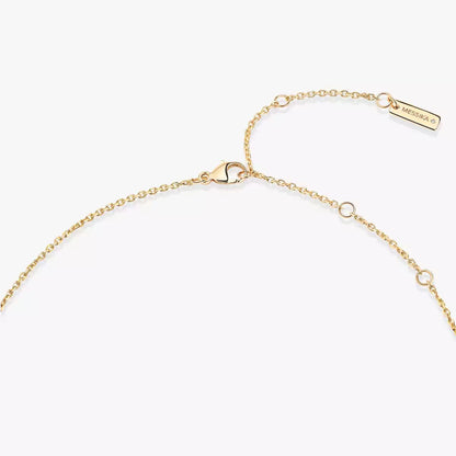 [LUXE]Lucky Eye Diamond Necklace in Rose Gold and Turquoise