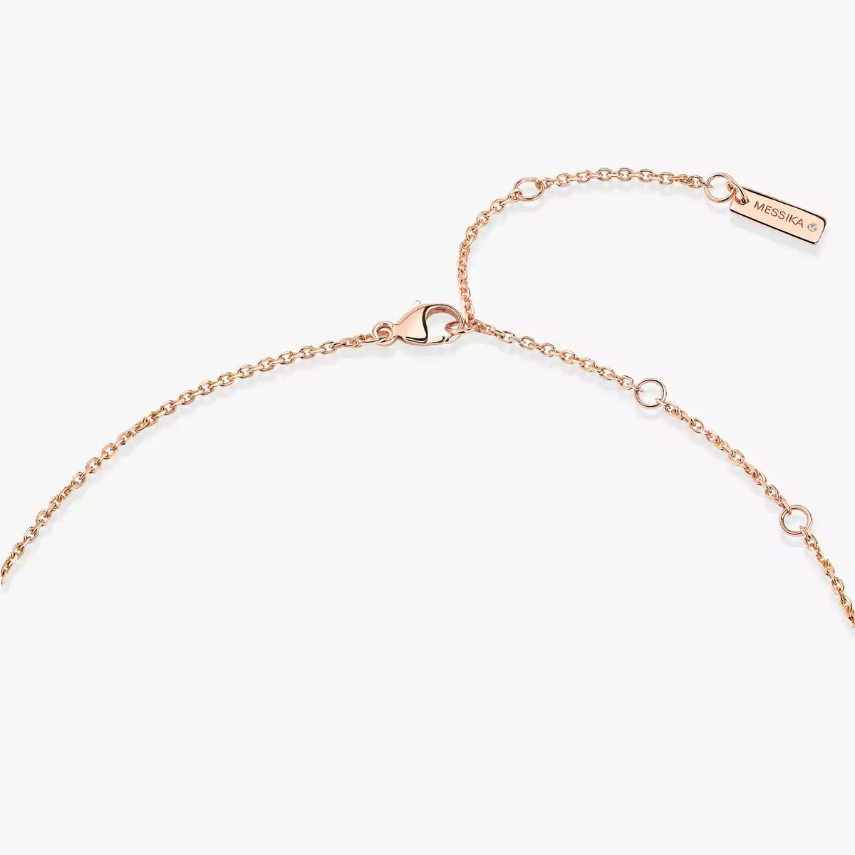 [LUXE]Lucky Eye Diamond Necklace in Rose Gold and Turquoise