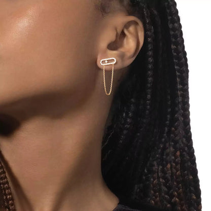 [LUXE]Move Uno Diamond Earrings