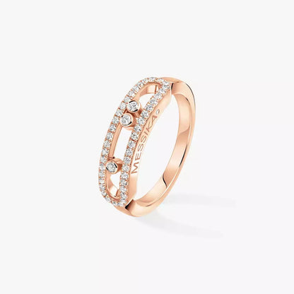 [LUXE] Baby Move Gold Diamond Pave_ Ring