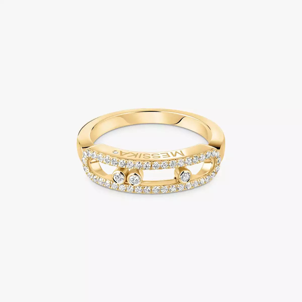[LUXE] Baby Move Gold Diamond Pave_ Ring