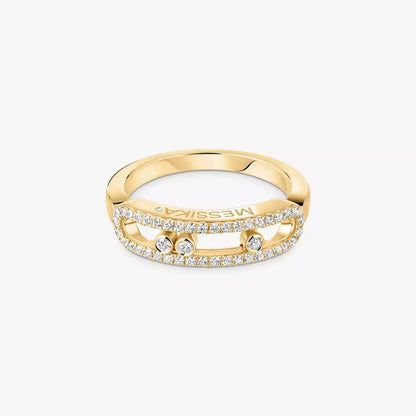 [LUXE] Baby Move Gold Diamond Pave_ Ring