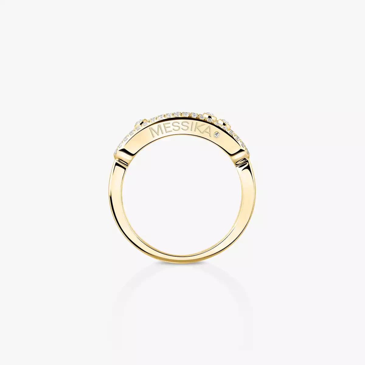 [LUXE] Baby Move Gold Diamond Pave_ Ring