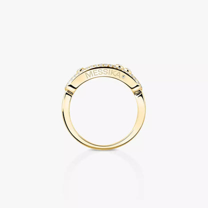 [LUXE] Baby Move Gold Diamond Pave_ Ring