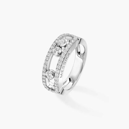 [LUXE] Move Gold Diamond Pave_ Ring