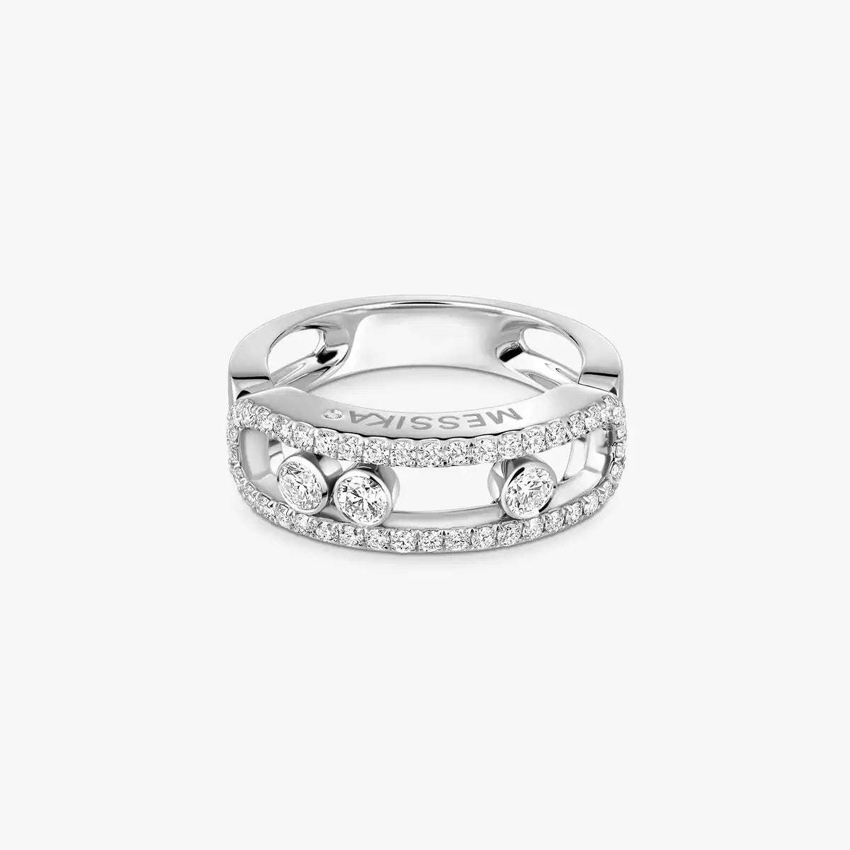 [LUXE] Move Gold Diamond Pave_ Ring