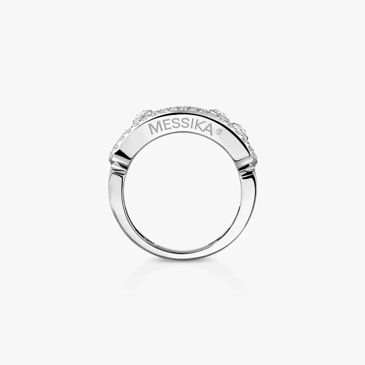 [LUXE] Move Gold Diamond Pave_ Ring