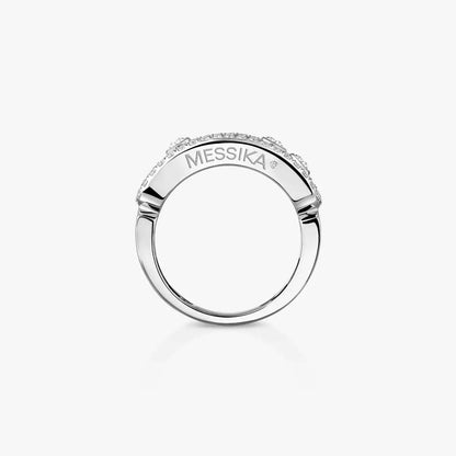 [LUXE] Move Gold Diamond Pave_ Ring