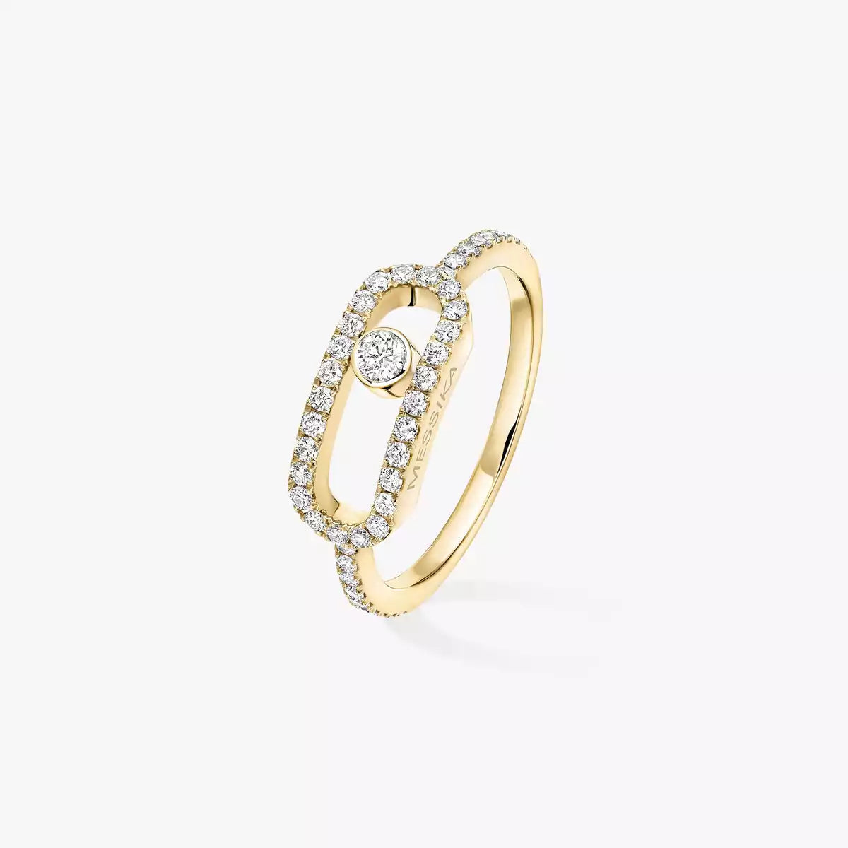 [LUXE]Move Uno Diamond Ring in Gold